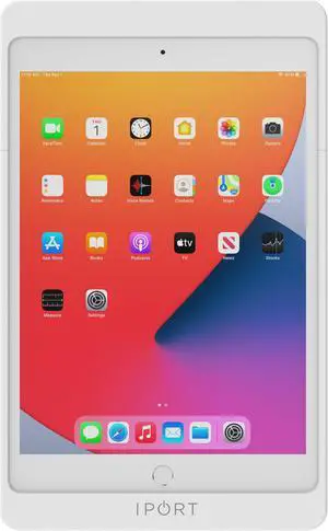 IPORT 72301 Connect PRO iPad Case  Wireless Charging Case for iPad 10.2 (9th, 8th, 7th Gen) | Contactless Charging, Magnetic Docking, and 360° Rotation | Secure & Sleek Design  White