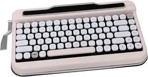 Penna Bluetooth Keyboard with Diamond Keycap(US Language) (Switch-Cherry Mx Brown, Baby Pink)