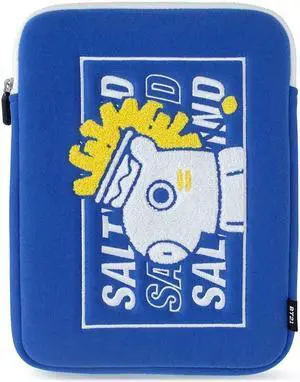 BT21 Bite Collection MANG Character Tablet Sleeve Bag Case Cover, Compatible with 10 Inch iPad Air, iPad Pro, Galaxy Tab, Blue