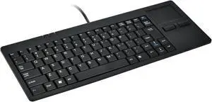 MCSaite Wired Silm Keyboard with Touchpad - Portable Scissors Foot Structure - USB Port with 1 Hubs Fit with Professional or Industrial Use for Computer Laptop Mac Notebook MCSaite Wired Silm Keyboard with Touchpad - Portable Scissors Foot Structure - USB Port with 1 Hubs Fit with Professional or Industrial Use for Computer Laptop Mac Notebook