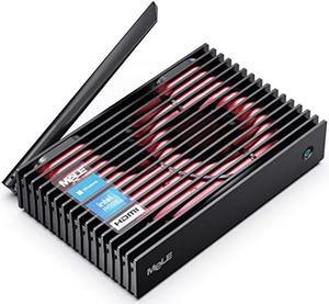 MeLE Mini PC Fanless PCG35HD N5105 Windows 11 Pro Micro Computer 8GB 128GB Small Desktop Server Three Monitor 4K WiFi6 Gigabit Ethernet BT5.2 PXE Unlock BIOS Auto Power on Industrial IoT Business