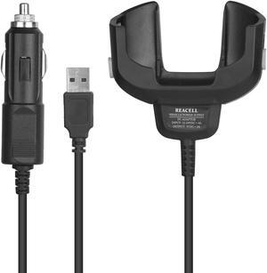 REACELL USB & Car Charger for Zebra Symbol Battery TC70, TC75, TC72, TC77, 2-in-1 Vehicle Charger and USB Charging Cable for Barcode Scanners