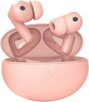 Wireless Earbuds Bluetooth, TWS Earbuds XY-70 Earbuds, 24Hr Playtime, ANC ENC Dual Noise Cancelling for Bluetooth Headphones Wireless Earbuds (Pink)