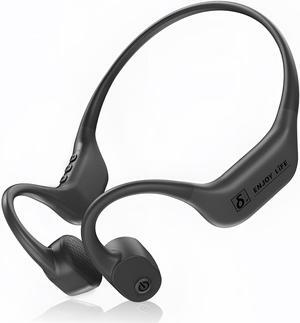 S+ Bone Conduction Headphones - Ultra-Lightweight Open-Ear Bluetooth Headphone for Endurance Sports and Running, Advanced Sound Technology for Exceptional Audio Experience(Dark Gray)