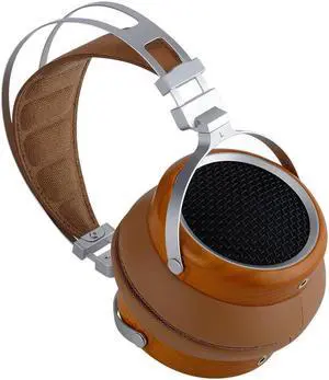 SIVGA Luan Hi-Fi Dynamic Driver Open-Back Wood Wired Earphone with Detachable Cable,Professional Grade Headphone for Audiophiles, for Home, for Studio (Brown)