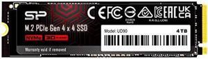 Silicon Power 4TB UD90 NVMe 4.0 Gen4 PCIe M.2 SSD R/W up to 5,000/4,500 MB/s (SP04KGBP44UD9005)