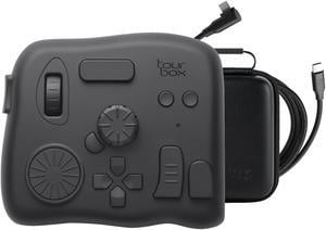 TourBox Elite, Upgraded Bluetooth Controller for Video Photo Editing, Color Grading, Illustration FCPX Premiere Davinci Resolve Adobe Photoshop Lightroom Capture One Illustrator After Effects Keyboard