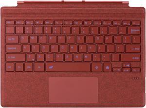 mobee Type Cover for Microsoft Surface Pro 7+/ Pro 7 / Pro 6 / Pro 5 / Pro 4 / Pro 3,7 Colour Backlight Slim Bluetooch Type Keyboard with Multi-Touch Trackpad Tablet Keyboard (Poppy Red)