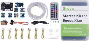 Seeed Studio XIAO Starter Kit - All Seeed Studio XIAO Series Development Boards Supported, XIAO Series Expansion Board, 9 Grove Modules, Presented with XIAO Courses for Beginner.