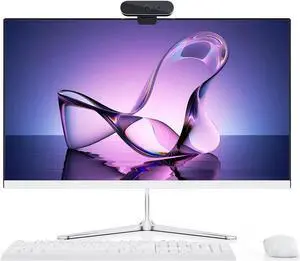 23.8" All in One Desktop Computer, with Wireless Keyboard & Mouse Kit, 2.9GHz Intel CPU, FHD, 16GB RAM, 512GB SSD, Windows 11, WiFi 6, Bluetooth 5.2, 720P Webcam, Quiet & Fast Run for Home, Office 23.8" All in One Desktop Computer, with Wireless Keyboard & Mouse Kit, 2.9GHz Intel CPU, FHD, 16GB RAM, 512GB SSD, Windows 11, WiFi 6, Bluetooth 5.2, 720P Webcam, Quiet & Fast Run for Home, Office