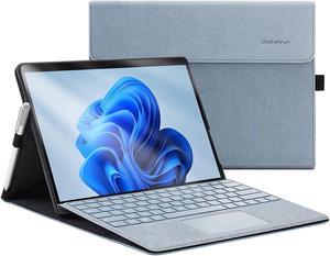 Omnpak Microsoft Surface Pro 8 Case,Multi-Angle Slim Lightweight Protective Cover with Stylus Pen Holder for 2021 Surface pro 8 13 Inch,Compatible with Type Cover Keyboard(Keyboard Not Included)