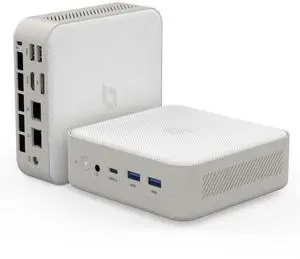 CyberGeek Mini PC AMD Ryzen 7 5700u (8C/16T,up to 4.3 GHz), Mini Computers 32GB DDR4 RAM 1TB PCIe SSD, Mini Gaming Desktop Supports 4K@60Hz/Triple Display/WiFi/BT5.0/HDMI+DP/VESA Office/Home/School