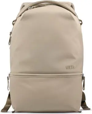 Urth Arkose 20L Backpack  15 Laptop Bag, Weatherproof + Recycled (Beige)