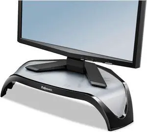 Smart Suites Corner Monitor Riser, 18 1/2 x 12 1/2 x 5 1/8, Black