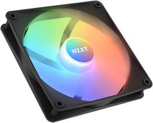 NZXT F140 RGB Core - 140mm Hub-Mounted RGB Fan - 8 Individually-Addressable LEDs - Semi-Translucent Blades - High Static Pressure & Airflow - Quiet Operation - PWM Control - CAM Software - Black