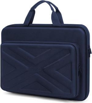MOSISO Hard Shell Laptop Sleeve Compatible with MacBook Pro 16 inch 2024-2019 M4 M3 M2 M1/Pro Retina 15 A1398,15-15.6 inch Notebook Computer,Laptop Case with Front Pocket&Belt for Men Women,Navy Blue