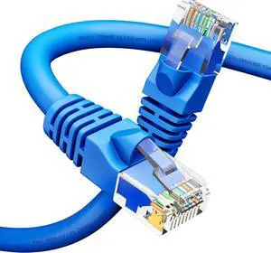 GearIT Cat 6 Ethernet Patch Cable (150 Feet, Blue) Network Cable for TV, Modem, PC Gaming, 10Gbps, Gold-Plated Connectors, Snagless, Cat6, RJ45, Internet Cable, 150ft GearIT Cat 6 Ethernet Patch Cable (150 Feet, Blue) Network Cable for TV, Modem, PC Gaming, 10Gbps, Gold-Plated Connectors, Snagless, Cat6, RJ45, Internet Cable, 150ft
