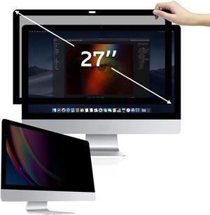 BERSEM Fully Removable Privacy Screen Protector Compatible with iMac 27 inch Monitor Privacy Screen for Apple Desktop Computer, Anti-Scratch UV-Blocking Privacy Screen Protector Filter