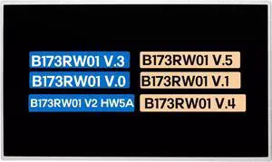 BTSELSS 17.3" Display Panel Compatible with B173RW01 V.3 / B173RW01 V.5 / B173RW01 V.0 / B173RW01 V.1 / B173RW01 V2 HW5A / B173RW01 V.4 HD+ 1600 * 900 40 pins LCD Non-Touch Screen Replacement