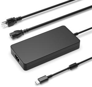 240W USB Tip 20V 12A Laptop Charger for MSI Stealth GS77/16 17 Studio, GE76 GE66 Raider 11UE, Vector GP66 GP76, Creator Z16 Z16P Z17 MS-17K3 A20-240P2A AC Adapter Power Supply Cord