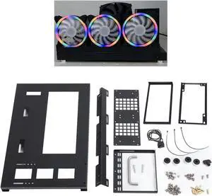 DIY Gaming Computer Case Rack, Powerful Cooling Steel Plate Computer Open Case Rack,Computer ATX Open Motherboard Rack,ATX M ATX ITX Mainboard DIY Gaming Computer Open Chassis