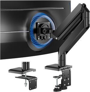 HIPPOFLEX Heavy Duty Ultrawide Monitor Arm for 49 inch Screens up to 50 lbs, Premium Desk Mount Monitor Stand Designed for Samsung Odyssey G9 and More, Max VESA 100x100, Black