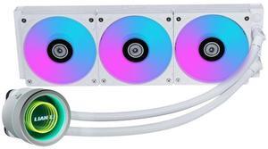 Lianli Water Cooling Kit Galahad Series II Trinity 360 White 1.1 inch (27 mm) Thick Radiator, Equipped with ARGB Fan, Japanese Authorized Dealer