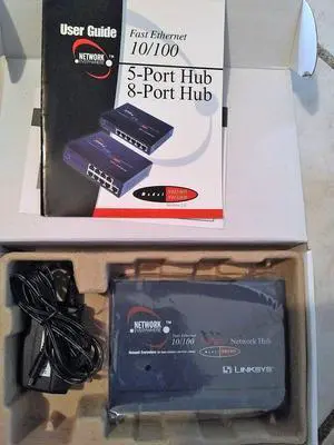 Wired Fast Ethernet 10/100 5-Port Hub