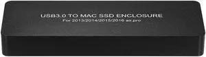 NFHK Mac Air Pro 2013 2014 2015 2016 SSD Portable Case USB 3.0 to 16+12 Pin Mobile Box HDD Enclosure