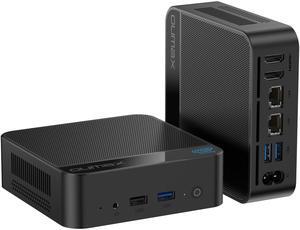 OUMAX N150 Mini PC Intel 13th Twin Lake N150(Up to 3.6GHz), 16GB DDR4 500GB SSD, Computer Support 4K Dual HDMI Display/WiFi5/BT5.0/USB3.2/WOL Home/Office