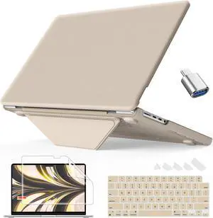Tuiklol Case for MacBook Pro 14 inch 2024-2021 Release Model M4/ Pro/Max A3112 A3401 A3185 A2918 A2992 M3 A2779 M2 A2442 M1 Pro/Max, Unique Bottom Bracket Hard Shell Cover with Touch ID,Gold