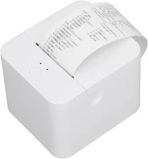 Wisoqu Label Printer, Bluetooth Shipping Label Printer, Thermal Printer for Shipping Packages, Restaurant Kitchen Printer Compatible with Android.iOS.Windows, (US Plug)