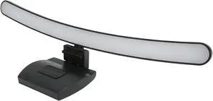 Yosoo Health Gear Computer Monitor Lamp with 7 Color RGB Light, Curved Screen Monitor Lamp Easy Clamp Eye Monitor Light Bar Type C for Work Study Reading Game Meeting