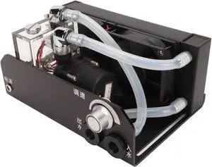 Zunate CPU Water Cooler Pump, 600L H PC Water Cooling Integrated Mute Water Pump, G1/4 Threaded PC CPU Water Cooling System Heat Exchanger with Fans for CPU PC Water Cool System, Zunate9rtw3xhu7e