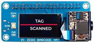 sb components Zero Barcode HAT for Raspberry Pi 1D/2D Codes Reader Barcode Module Barcode Scanner HAT for Raspberry Pi 4B/3B+/3B/2B/B+/A, Zero & Zero 2 W