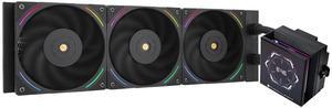 Thermalright Hyper Vision 360 ARGB AIO CPU Liquid Cooler - Magnetic Fixed 3.95" LCD Display Screen, 2150RPM PWM Fans, for AMD AM4/AM5 & Intel LGA1150/1151/1200/2011/1700/1851 | Black