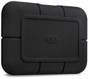 LaCie Rugged SSD Pro 4TB Solid State Drive -- USB-C Thunderbolt 3, Drop Shock Dust Water Resistant, for Mac and PC Computer Desktop Laptop, 1 Mo Adobe CC All App Plan, Rescue Services (STHZ4000800)