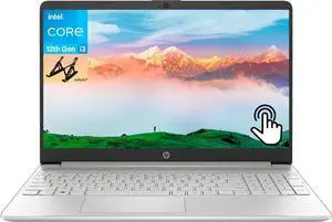 HP 15.6" Touchscreen Laptop, 12th Gen Intel i3-1215U Processor (Up to 4.4GHz), 32GB RAM, 1TB SSD, 11 H Battery Life, Micro-Edge, Anti-Glare, Thin & Portable for Business, Win 11 S, with Laptop Stand
