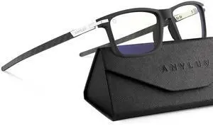 ANYLUV Blue Light Blocking Glasses for Men/Women Upgraded Carbon Fiber Temples Glasses Anti Eyestrain & Gaming Protection