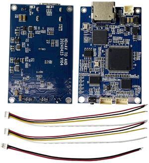 AV/HDMI to AHD Conversion Module 1080P Capture Card Digital to Analog Module Drive-Free Compatible with Windows Linux Mac OS