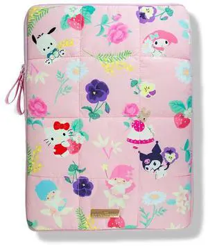 Sonix x Sanrio | Puffy Laptop Sleeve | 15-16 Inch, Quilted Pillow Puffer Laptop Carrying Case, Computer Sleeve | Hello Kitty & Friends Floral
