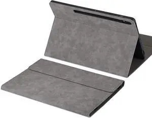 Protective Flip Case for Galaxy Tab S8/Tab S7 11 Inch (Model SM-X700/X706/T870/T875/T878) with S Pen Holder,Stand Smart Cover Compatible with Keyboard, Gray