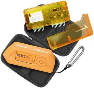 4 in 1 Protective Case for Flipper Zero Device and Wi-Fi Dev Board V1 ESP32-S2, Cover Set Accessories for Flipper Zero WiFi Dev Board - Orange