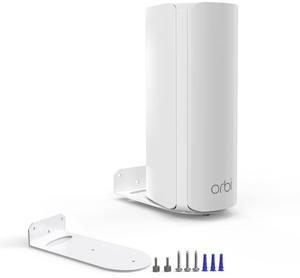 Wall Mount Holder for NETGEAR Orbi 770/870/990 Series Tri-Band WiFi 7 Mesh Network System (RBE773,RBE873,RBE973S),Simple and Sturdy Mental Wall Mount Holder Stand Bracket by HOLACA (2 Pack)