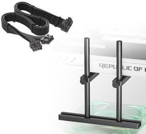 JOYJOM 12VHPWR 90 Degree Adapter for Corsair Type A and Aluminum GPU Support Bracket