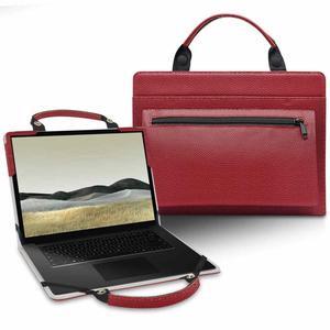 Laptop Case Cover Sleeve for Microsoft Surface Laptop 6 15 Inch with Portable Bag with Bag Handle,Red