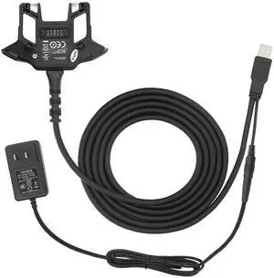 LANADO USB Charger Cable with Adapter for Zebra Symbol TC70 TC75 PDA Handheld Computer Charger Set Replaces CBL-TC7X-USB1-01 for TC72 TC77 Scanner