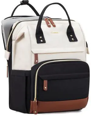 LOVEVOOK Laptop Backpack for Women, 18 Inch Work Business Backpacks Purse With Large Capacity, Waterproof Nurse Bag College Bookbag for School, Waterproof Casual Daypack for Travel