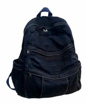 MaxxCloud Women's Heavy Cotton Canvas Laptop Backpack Lightweight Casual Hiking Daypack Travel Bag