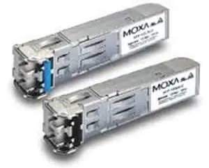 Moxa SFP-1GLXLC-T - SFP Module with 1 1000BaseLX Port, LC Connector for 10 km Transmission, -40 to 85°C Operating Temperature Moxa SFP-1GLXLC-T - SFP Module with 1 1000BaseLX Port, LC Connector for 10 km Transmission, -40 to 85°C Operating Temperature